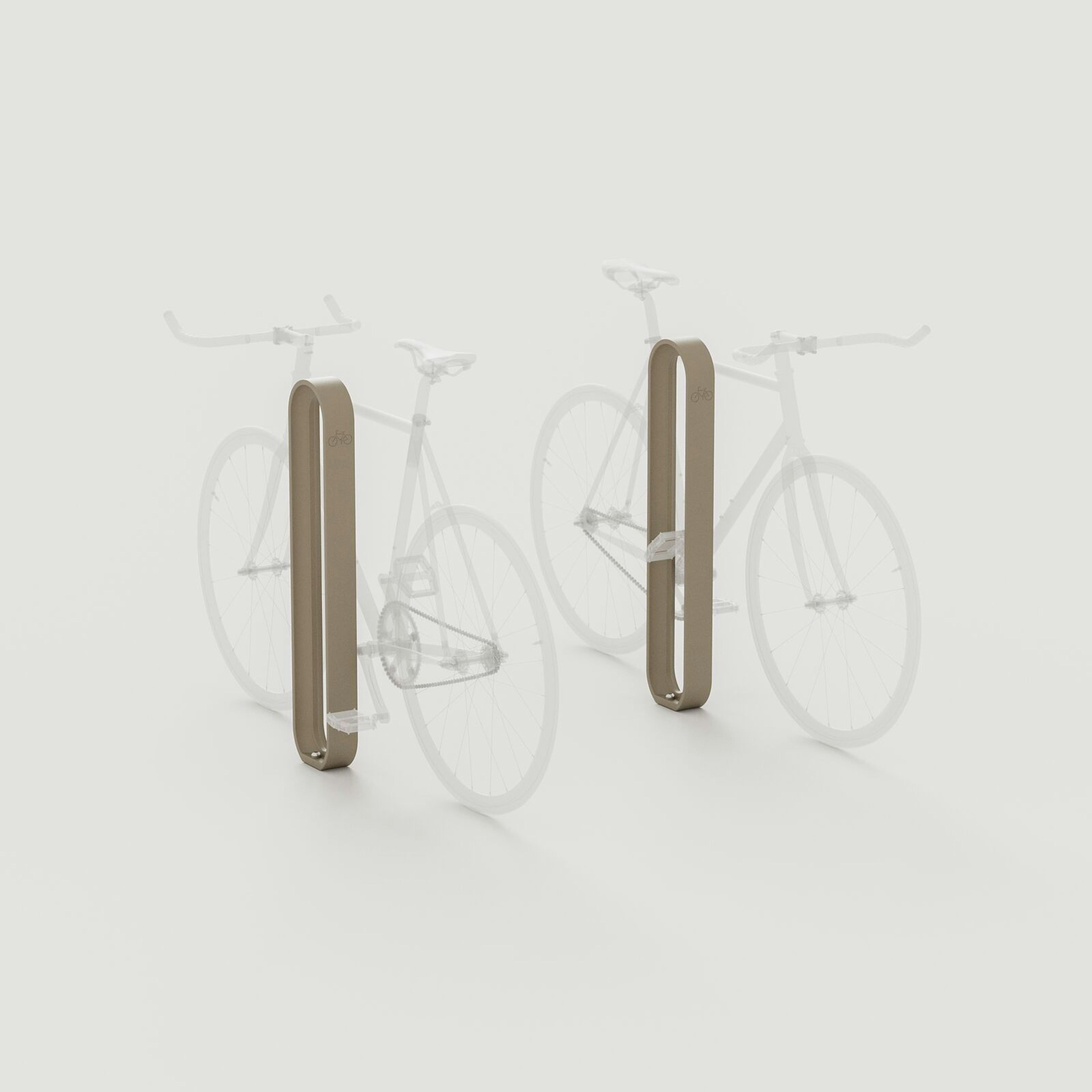 Olympia Bike Rack: Mushroom Texture
