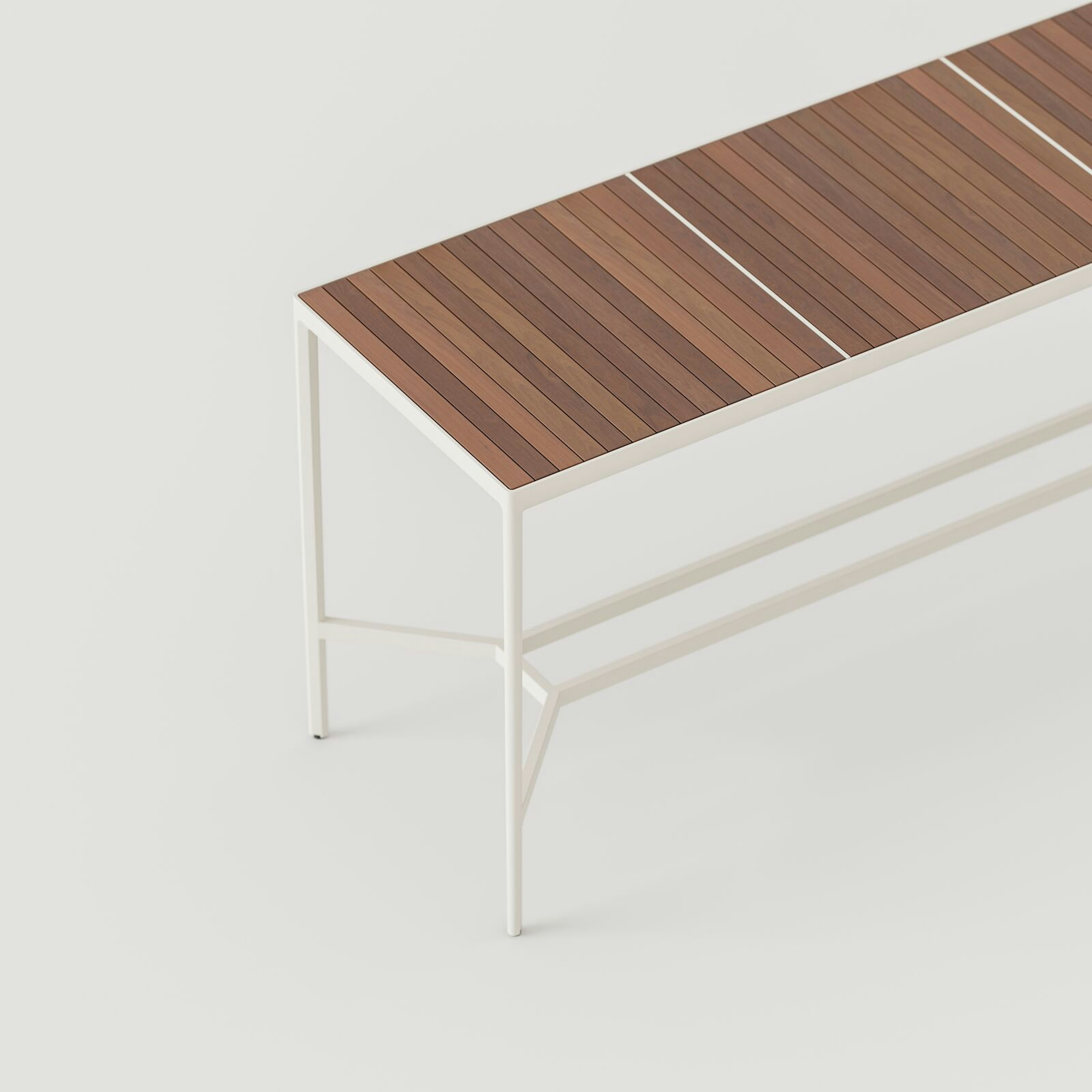 Avivo Bar Table: Alabaster Texture + FSC® Cumaru