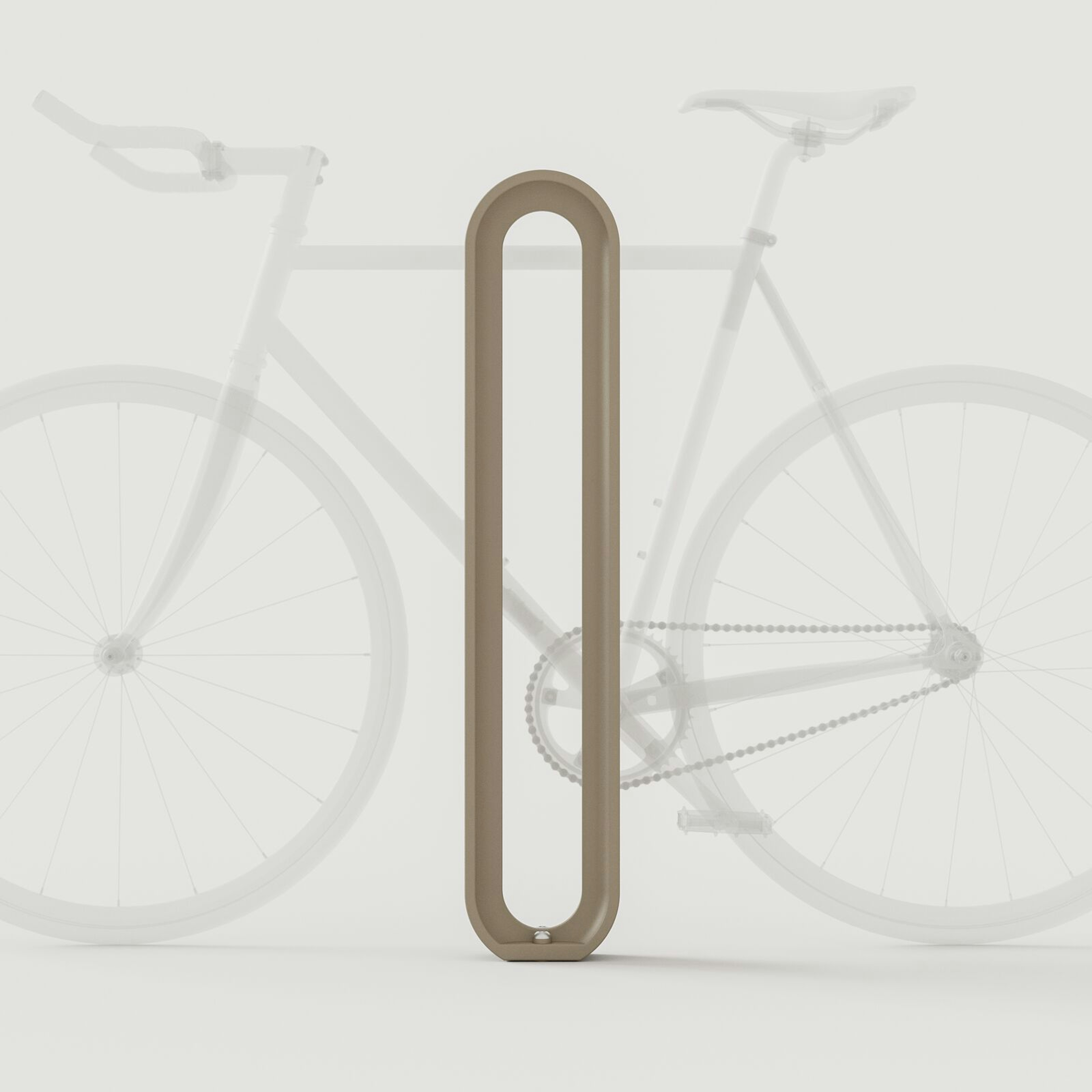 Olympia Bike Rack: Mushroom Texture