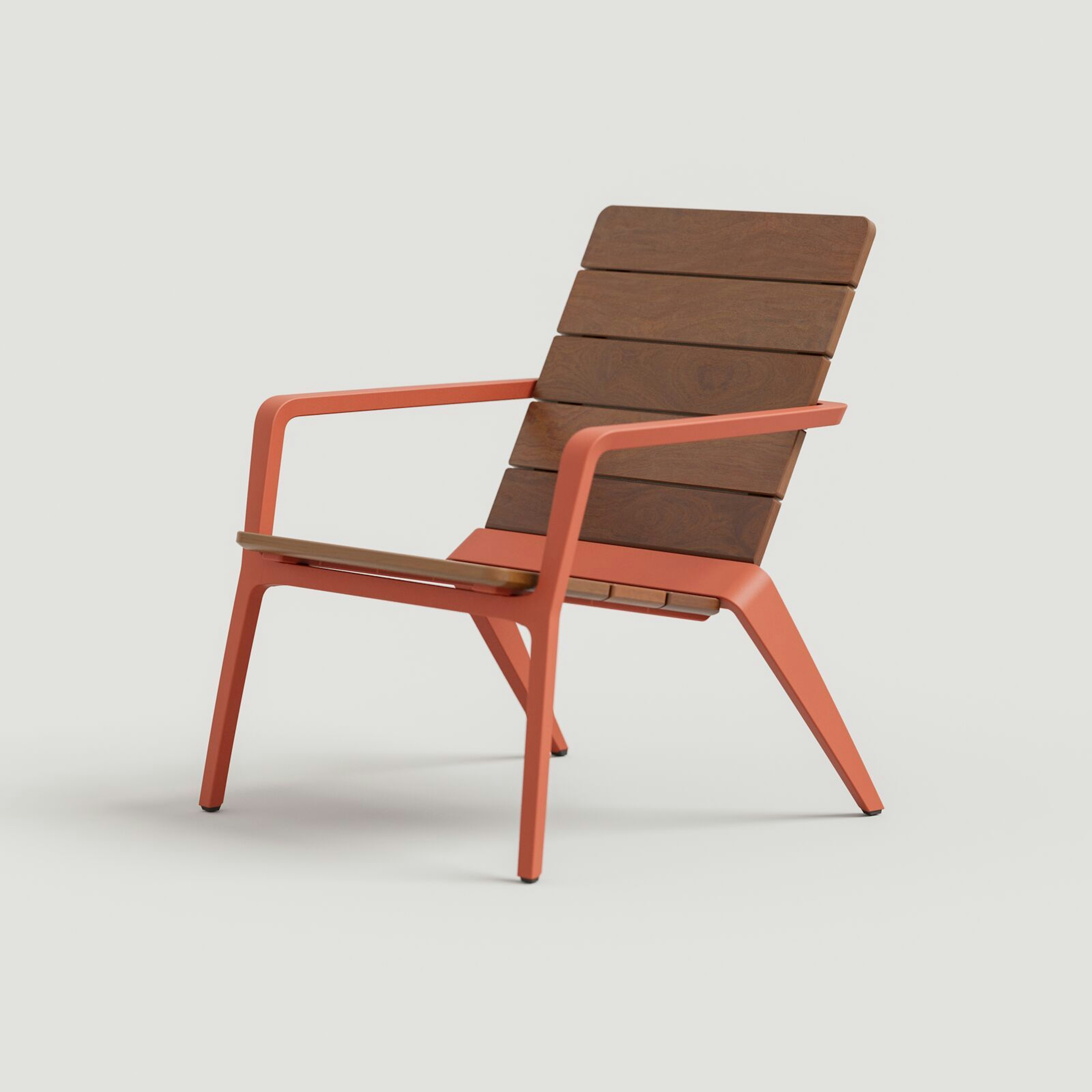 Vaya Chair: Clay Texture + FSC® Cumaru